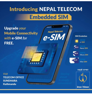 esim available in Nepal